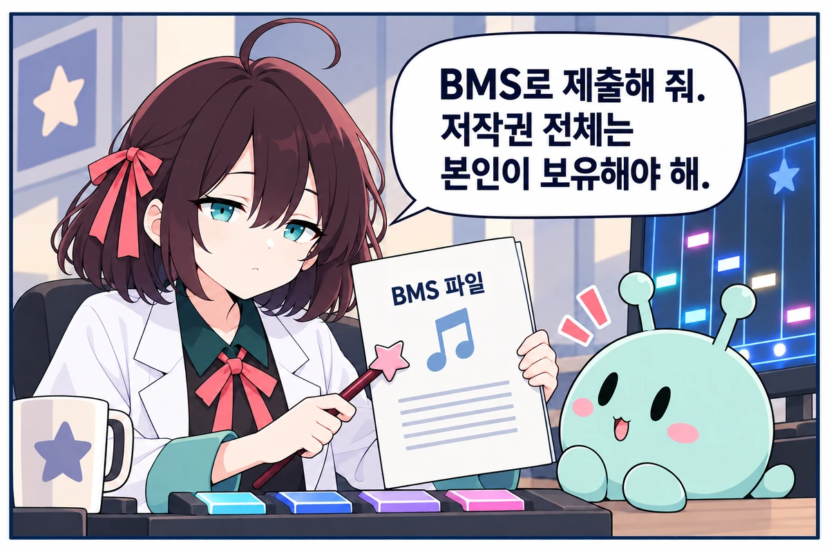 14화면. 본인이 권리를 보유한 BMS 작품